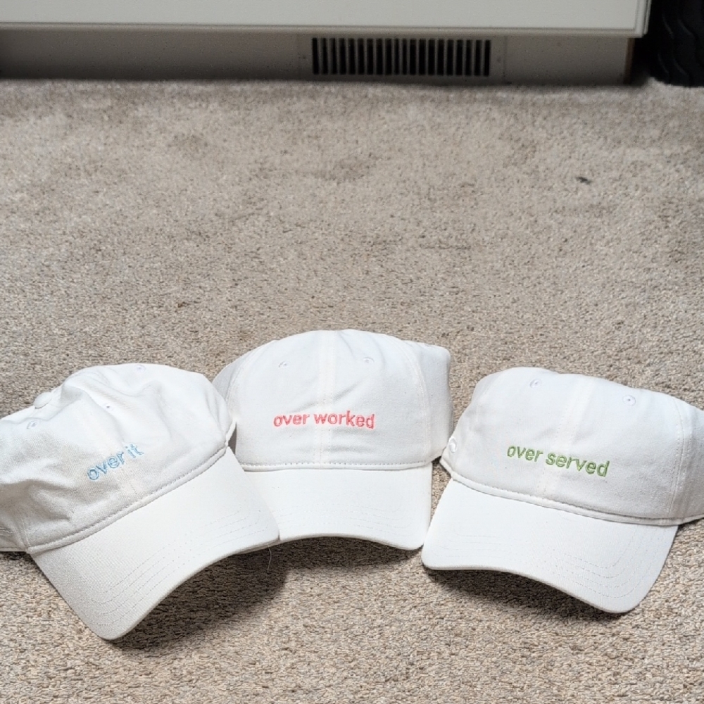 Byrdie Golf Social Wear - Set Of 3 Ladies  hats